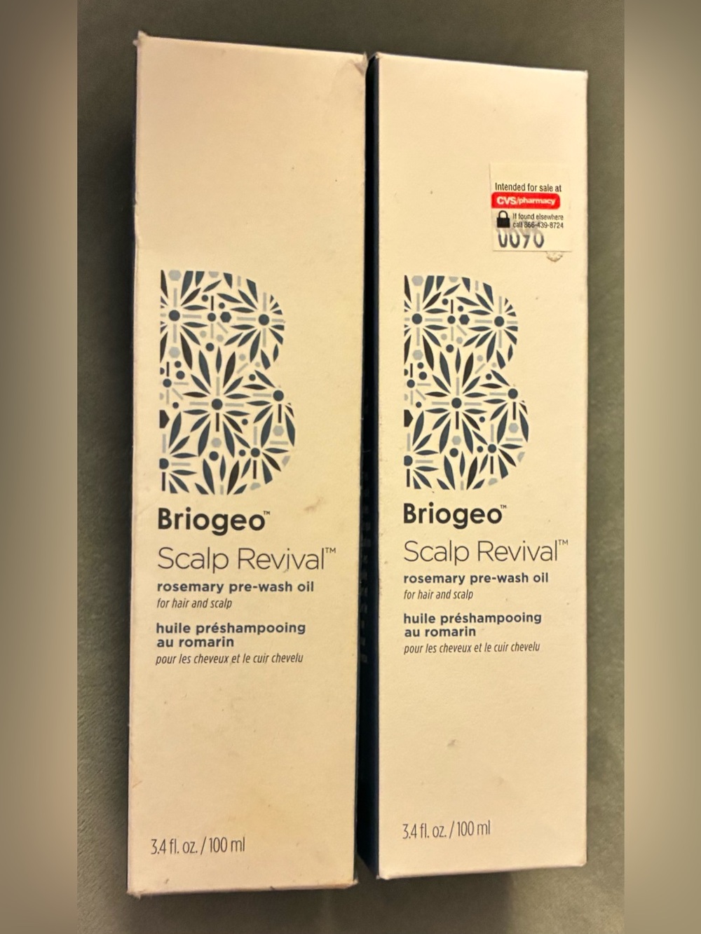 Briogeo Scalp Revival Rosemary Pre-Wash Oil - Cream & Blue